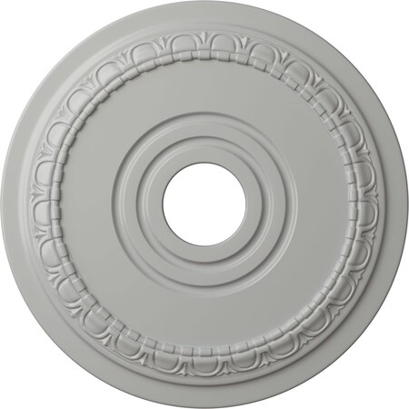Ekena Millwork Munich Ceiling Medallion (Fits Canopies up to 5 5/8"), Hnd-Painted Frost, 17 1/2"OD x 3 5/8"ID x 1"P CM17MUFRF